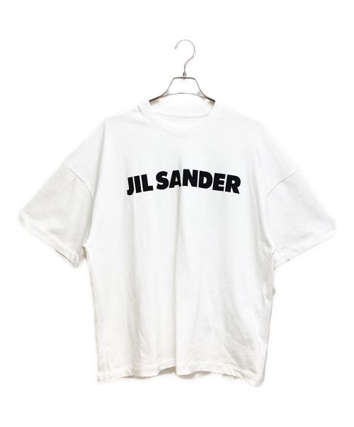 JIL SANDER（ジルサンダー）JIL SANDER (ジルサンダー) Logo t-shirt（ロゴTシャツ） ホワイト サイズ:Mの古着・服飾アイテム