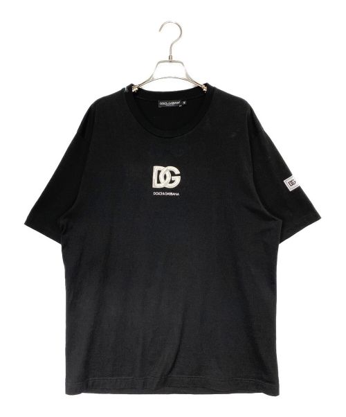 DOLCE & GABBANA（ドルチェ＆ガッバーナ）DOLCE & GABBANA (ドルチェ＆ガッバーナ) 半袖Tシャツ ブラック サイズ:48の古着・服飾アイテム