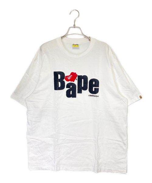 A BATHING APE（アベイシングエイプ）A BATHING APE (アベイシングエイプ) Tシャツ ホワイト サイズ:Lの古着・服飾アイテム