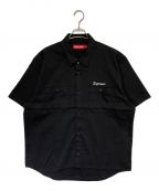 SUPREME×葵産業シュプリーム×アオイサンギョウ）の古着「AOI Eyes S/S Work Shirt」｜ブラック