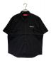 SUPREME（シュプリーム）の古着「AOI Eyes S/S Work Shirt」｜ブラック