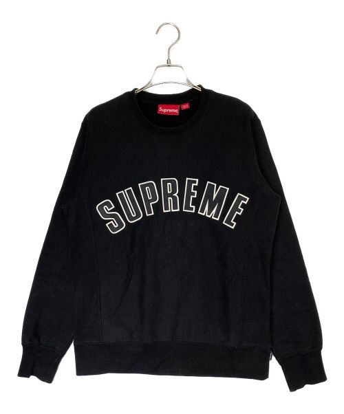 SUPREME（シュプリーム）SUPREME (シュプリーム) Arch Logo Crewneck ブラック サイズ:Sの古着・服飾アイテム