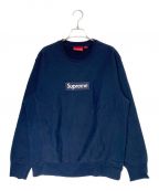 SUPREMEシュプリーム）の古着「Box Logo Crewneck」｜ネイビー