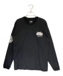 WIND AND SEA×Hysteric Glamour（ウィンド アンド シー×ヒステリックグラマー）の古着「長袖Tシャツ」｜ブラック