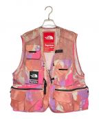 SUPREME×THE NORTH FACEシュプリーム×ザ ノース フェイス）の古着「Cargo Vest」｜ピンク