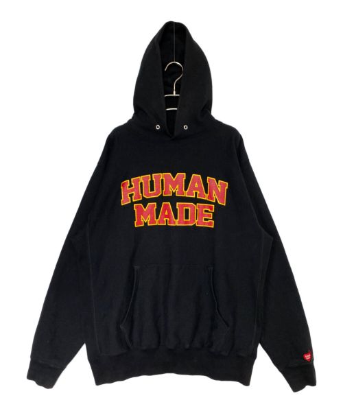 HUMAN MADE（ヒューマンメイド）HUMAN MADE (ヒューマンメイド) プルオーバーパーカー ブラック サイズ:XXLの古着・服飾アイテム