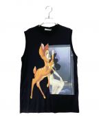 GIVENCHY×DISNEYジバンシィ×ディズニー）の古着「ノースリーブTシャツ」｜ブラック