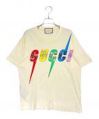 GUCCIグッチ）の古着「Blade Print Tee」｜アイボリー