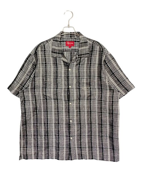 SUPREME（シュプリーム）SUPREME (シュプリーム) Metallic Plaid S/S Shirt グレー サイズ:Lの古着・服飾アイテム