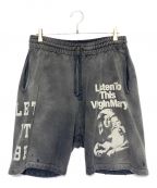 BOWWOWバウワウ）の古着「LET IT BE SWEAT SHORTS」｜グレー