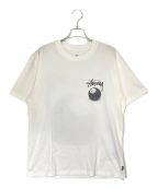 NIKE×stussyナイキ×ステューシー）の古着「8 Ball T-Shirt」｜ホワイト