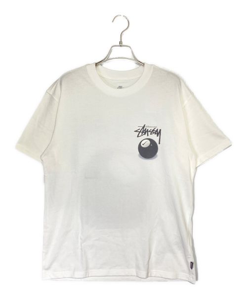 NIKE（ナイキ）NIKE (ナイキ) stussy (ステューシー) 8 Ball T-Shirt ホワイト サイズ:Sの古着・服飾アイテム