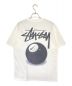 NIKE (ナイキ) stussy (ステューシー) 8 Ball T-Shirt ホワイト サイズ:S：9000円