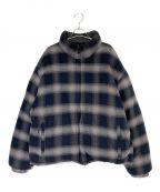 SUPREMEシュプリーム）の古着「Flannel Reversible Puffer Jacket」｜ブラック