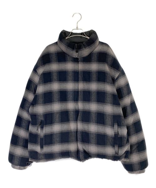 SUPREME（シュプリーム）SUPREME (シュプリーム) Flannel Reversible Puffer Jacket ブラック サイズ:Lの古着・服飾アイテム