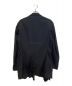 Yohji Yamamoto pour homme (ヨウジヤマモト プールオム) WOOL GABARDINE LEFT SIDE DRAPED JACKET ブラック サイズ:3：110000円