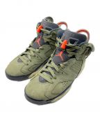 NIKE×Travis Scottナイキ×トラヴィス スコット）の古着「Air Jordan 6 Retro」｜オリーブ