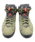 NIKE (ナイキ) Travis Scott (トラヴィス スコット) Air Jordan 6 Retro オリーブ サイズ:26cm(US8)：42000円