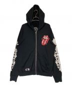 CHROME HEARTS×THE ROLLING STONESクロムハーツ×ザ ローリングストーンズ）の古着「パーカー」｜ブラック