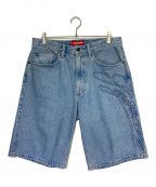 SUPREMEシュプリーム）の古着「Script Baggy Denim Short」｜インディゴ