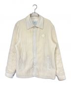 CASABLANCAカサブランカ）の古着「Jumbo Corduroy Overshirt」｜ホワイト