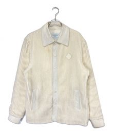 CASABLANCA（カサブランカ）の古着「Jumbo Corduroy Overshirt」｜ホワイト