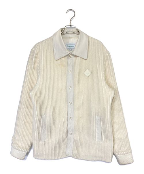 CASABLANCA（カサブランカ）CASABLANCA (カサブランカ) Jumbo Corduroy Overshirt ホワイト サイズ:Mの古着・服飾アイテム