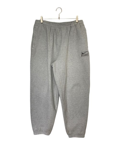 NIKE（ナイキ）NIKE (ナイキ) stussy (ステューシー) Washed Fleece Pant グレー サイズ:XLの古着・服飾アイテム