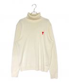 AMIPARISアミパリス）の古着「ADC TURTLE NECK KNIT」｜アイボリー