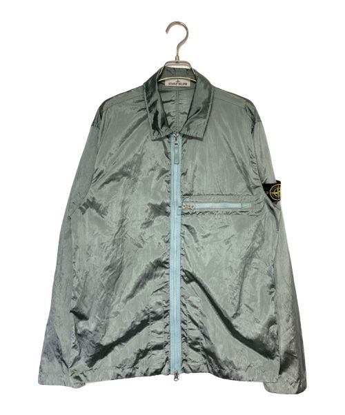 STONE ISLAND（ストーンアイランド）STONE ISLAND (ストーンアイランド) ナイロンメタルオーバーシャツ スカイブルー サイズ:Lの古着・服飾アイテム