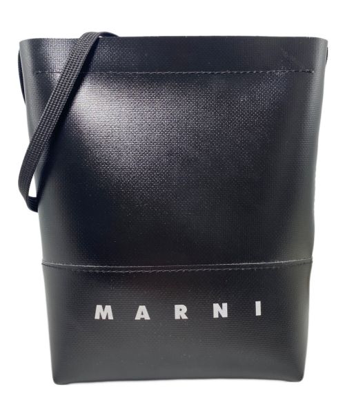 MARNI（マルニ）MARNI (マルニ) Lace up shoulder bag（レースアップショルダーバッグ） ブラックの古着・服飾アイテム