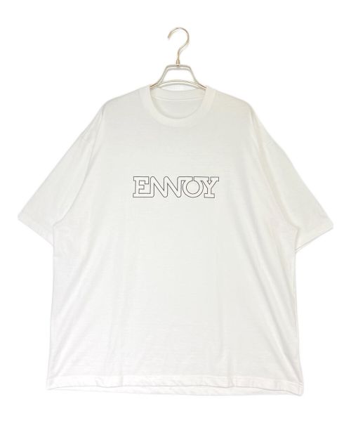 ENNOY（エンノイ）ENNOY (エンノイ) Electric Logo EMB T-Shirt ホワイト サイズ:XLの古着・服飾アイテム