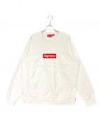 SUPREMEシュプリーム）の古着「Box Logo Crewneck」｜ホワイト