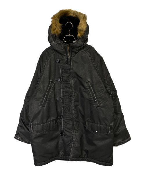 SUPREME（シュプリーム）SUPREME (シュプリーム) Washed Flight Satin N-3B Parka（ウォッシュド フライト サテン N-3B パーカー） グレー サイズ:Lの古着・服飾アイテム