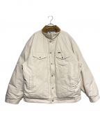 SUPREME×Schottシュプリーム×ショット）の古着「Canvas Down Trucker Jacket」｜アイボリー