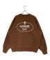 SUPREME (シュプリーム) Crest Crewneck ブラウン サイズ:L：32000円