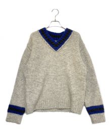 stussy（ステューシー）の古着「Mohair Tennisニット」｜アイボリー