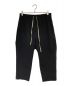 RICK OWENS（リックオウエンス）の古着「astaires pants」｜ブラック