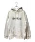 sacai（サカイ）の古着「Side Zip Pullover Hoodie（サイドジッププルオーバーフーディー）」｜ライトグレー