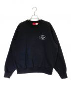 SUPREMEシュプリーム）の古着「Crest Crewneck」｜ブラック