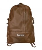 SUPREMEシュプリーム）の古着「Leather Backpack」｜ブラウン