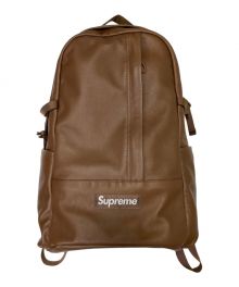 SUPREME（シュプリーム）の古着「Leather Backpack」｜ブラウン