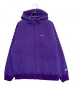 SUPREMEシュプリーム）の古着「Windstopper Zip Up Hooded Sweatshirt」｜パープル