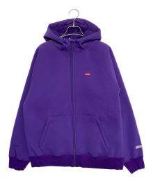 SUPREME（シュプリーム）の古着「Windstopper Zip Up Hooded Sweatshirt」｜パープル