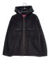 SUPREME（シュプリーム）の古着「Fleece Zip Up Hooded Shirt」｜ブラック×ブラウン