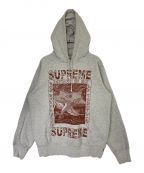 SUPREMEシュプリーム）の古着「Doves Hooded Sweatshirt」｜グレー