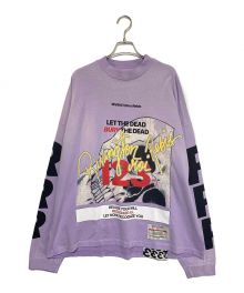 RRR123×APPLICATION EXCLUSIVE（リヴィントンロイレビス×アプリケーション エクスクルーシブ）の古着「BURY THE DEAD LS TEE」｜バイオレット