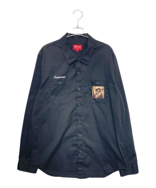 SUPREME（シュプリーム）SUPREME (シュプリーム) Zapata Work Shirt ブラック サイズ:XLの古着・服飾アイテム