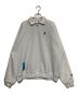 AAPE BY A BATHING APE（エーエイプ バイ アベイシングエイプ）の古着「HALF ZIP COLLARED SWEAT」｜ライトグレー