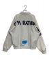 AAPE BY A BATHING APE (エーエイプ バイ アベイシングエイプ) HALF ZIP COLLARED SWEAT ライトグレー サイズ:M：22000円